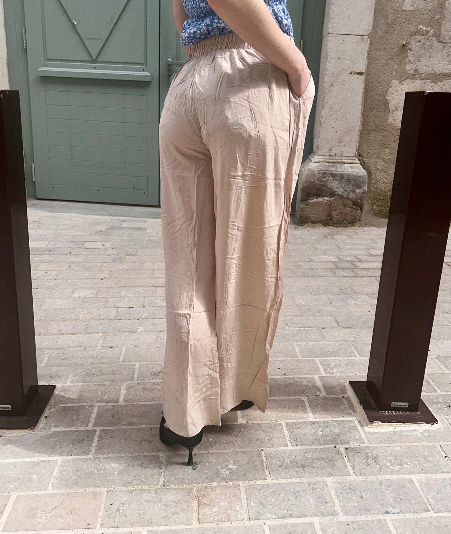 Pantalon beige Maxine