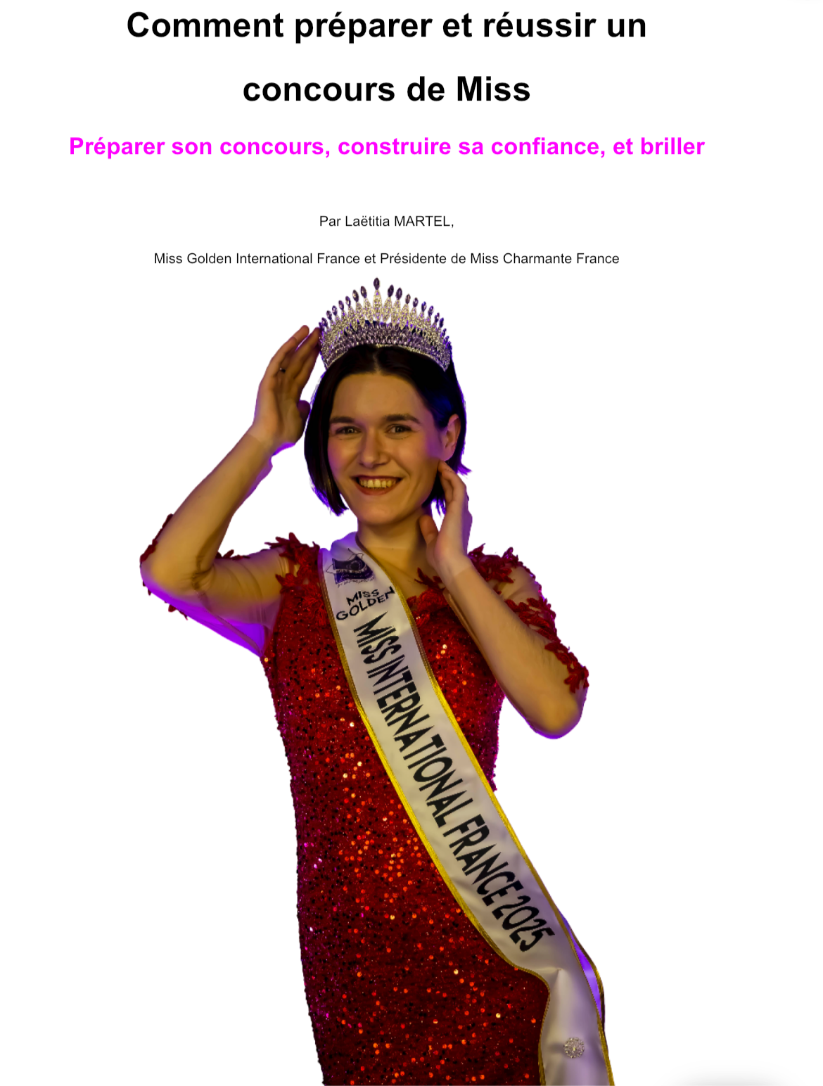 E-Book « Comment préparer et réussir son concours de Miss »