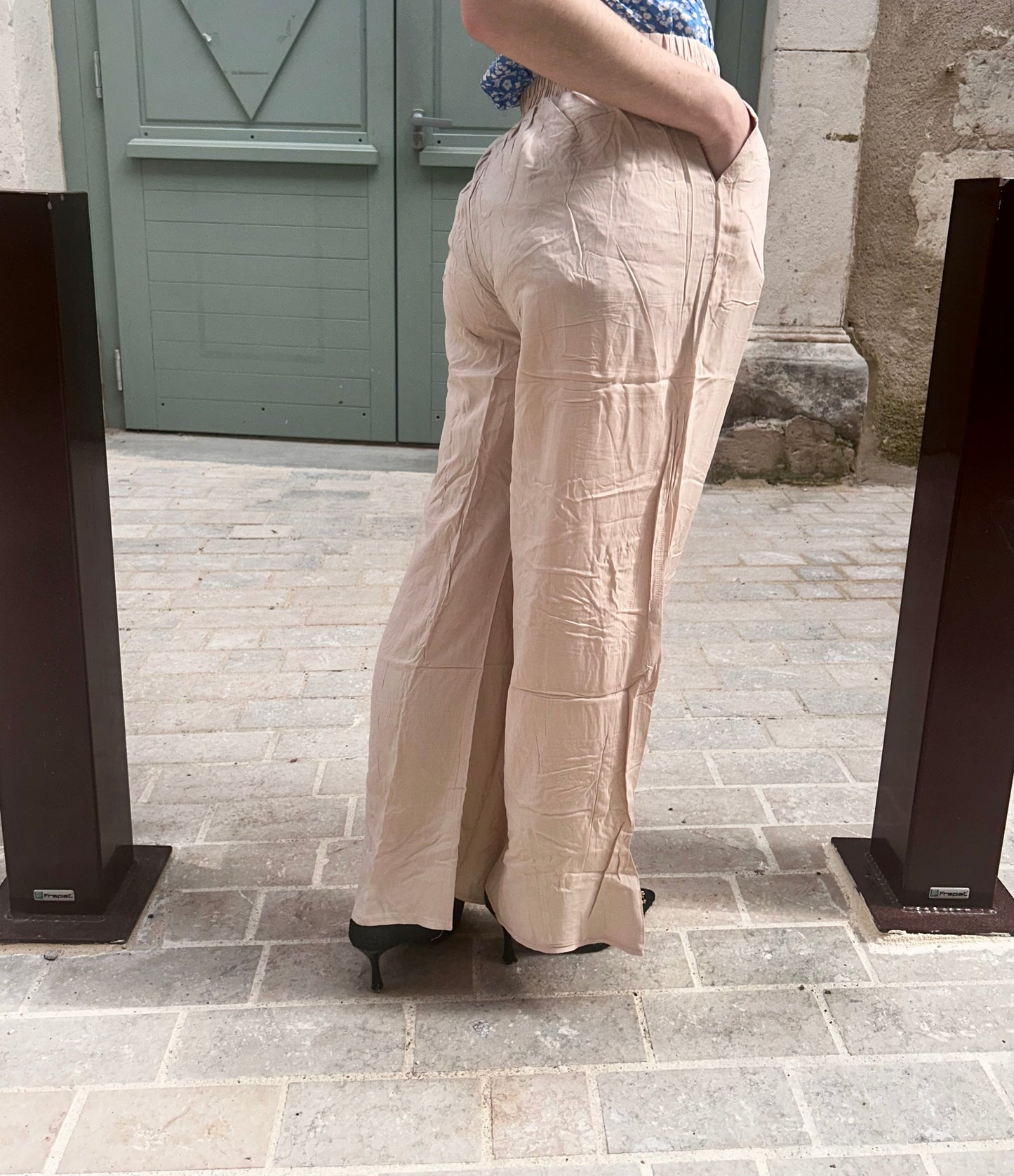Pantalon beige Maxine