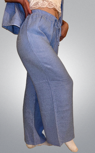 Pantalon Gaze de Coton Bleu