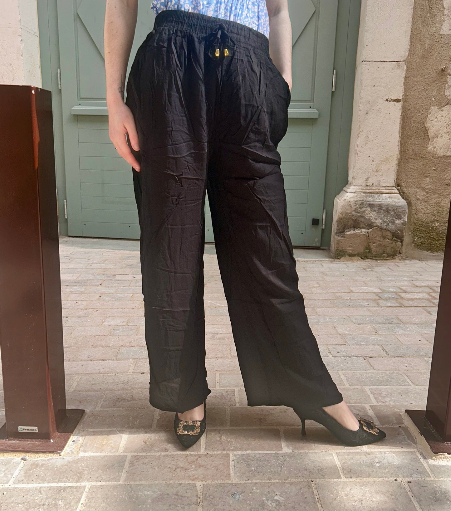 Pantalon noir Maxine
