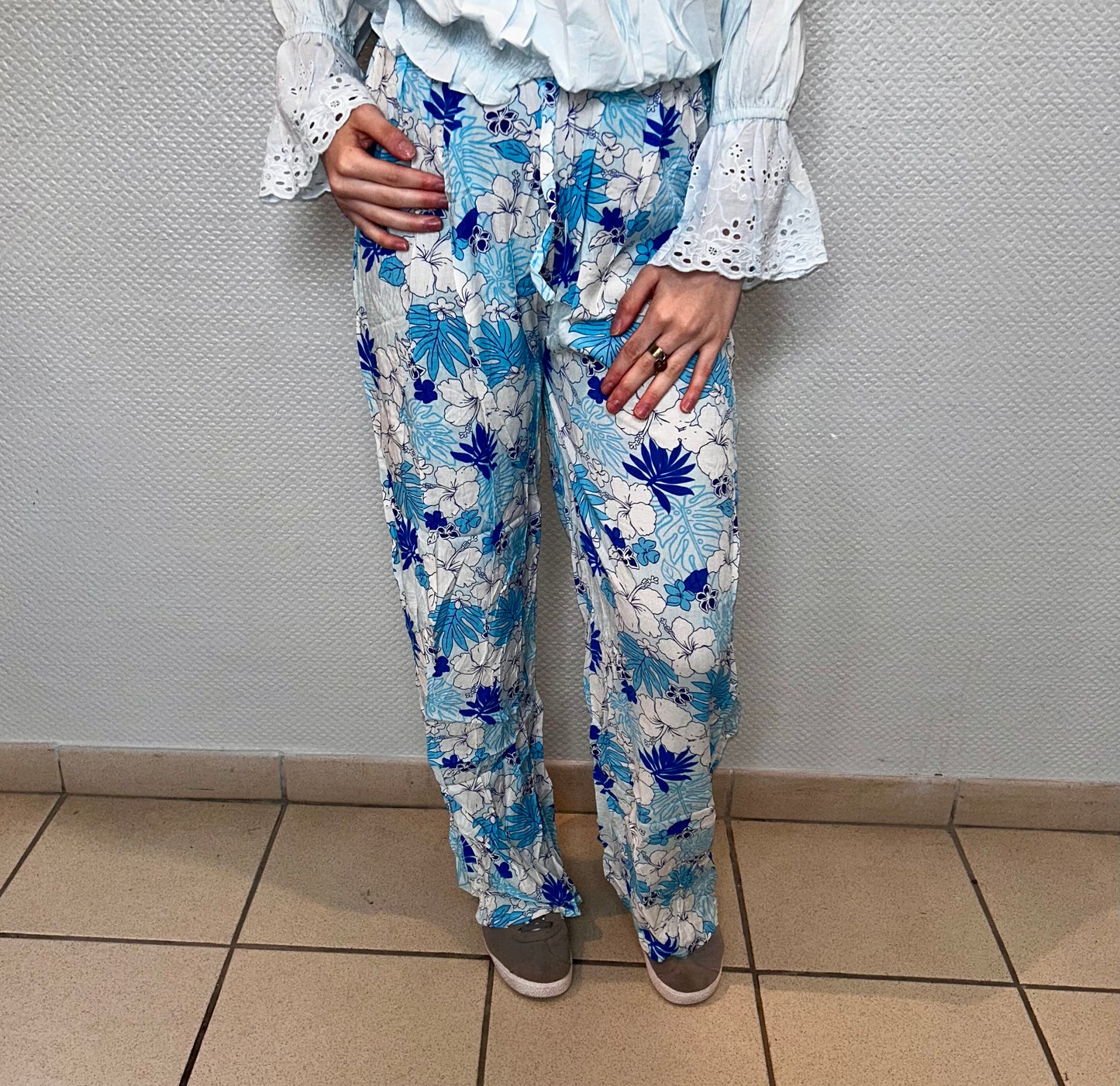 Pantalon fleurie Serhena